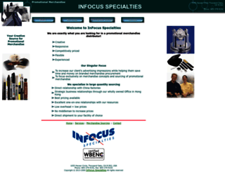 infocusspecialties.com screenshot