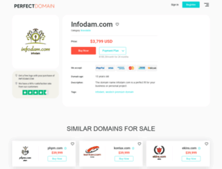 infodam.com screenshot