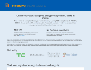 infoencrypt.com screenshot