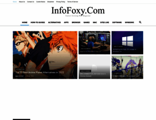 infofoxy.com screenshot