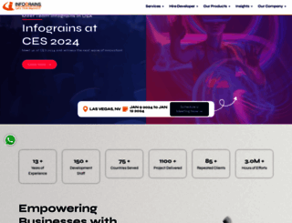 infograins.com screenshot