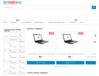 infoharga123.com screenshot