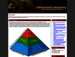 infolab.usc.edu screenshot