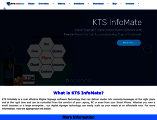 infomate.ktsinfotech.com screenshot