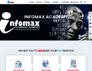infomaxacademy.com screenshot
