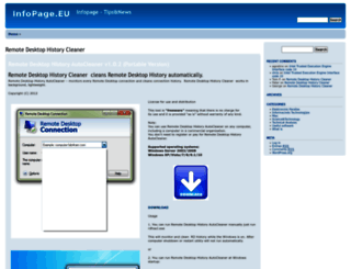 infopage.eu screenshot