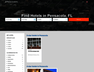 infopensacolahotels.com screenshot