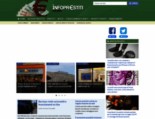 infoprestitisulweb.it screenshot