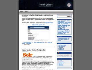 infopython.wordpress.com screenshot