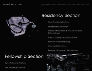 inforesidency.com screenshot