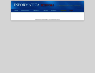 informatica.uniroma2.it screenshot