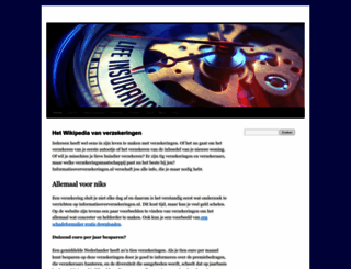 informatieoververzekeringen.nl screenshot