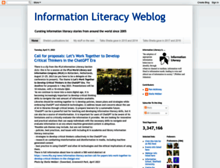 information-literacy.blogspot.com screenshot
