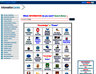 informationcenter.co.in screenshot