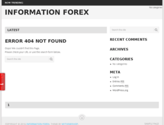 informationforex.com screenshot