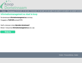 informationmanagement.eu screenshot