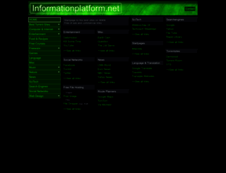informationplatform.net screenshot