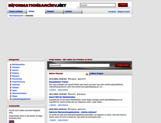 informationsarchiv.com screenshot