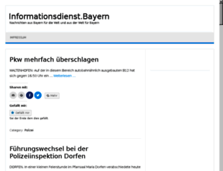 informationsdienst.bayern screenshot