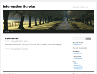 informationsurplus.com screenshot
