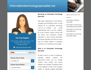 informationtechnologyspecialist.net screenshot