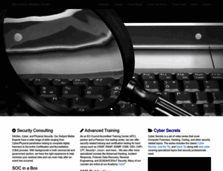 informationwarfarecenter.com screenshot