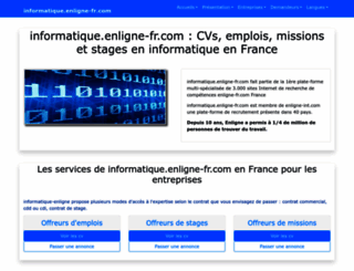 informatique.enligne-fr.com screenshot
