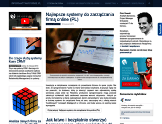 informatykawfirmie.pl screenshot