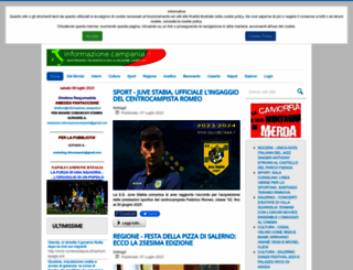 informazione.campania.it screenshot