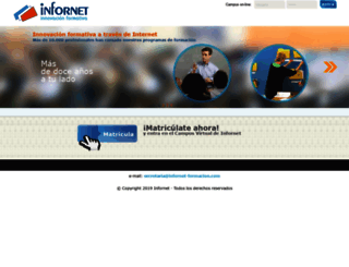infornet-formacion.com screenshot