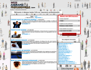 infos-assurance-professionnelle.com screenshot