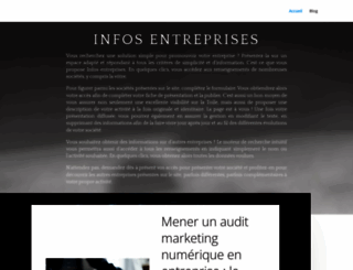 infos-entreprises.eu screenshot