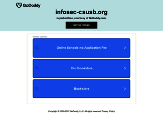 infosec-csusb.org screenshot