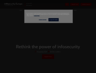 infosecurityeurope.com screenshot