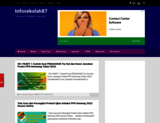 infosekolah87.com screenshot