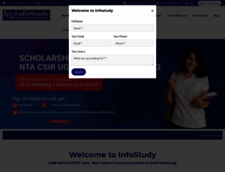 infostudy.co.in screenshot