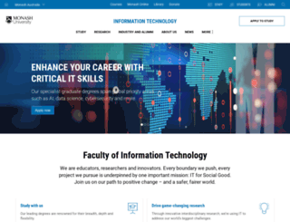 infotech.monash.edu screenshot