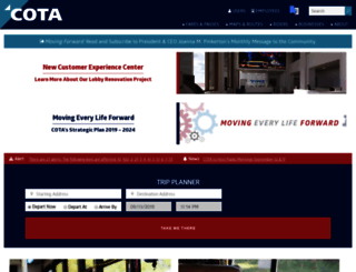 infoweb.cota.com screenshot
