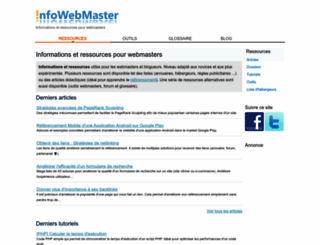 infowebmaster.fr screenshot