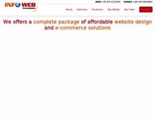 infowebtechnologies.com screenshot