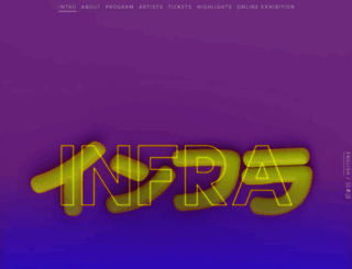 infra-festival.com screenshot