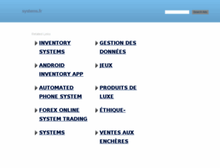 infra.systems.fr screenshot