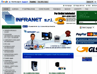 infranet.it screenshot