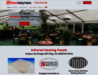 infraredheaterpanels.co.uk screenshot