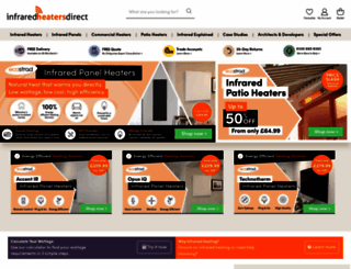 infraredheatersdirect.co.uk screenshot