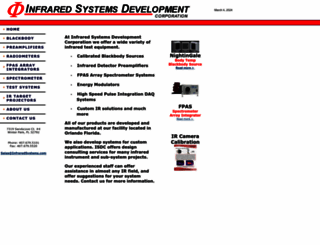 infraredsystems.com screenshot