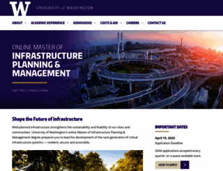infrastructure-management.uw.edu screenshot