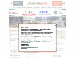 infrastructureusa.org screenshot