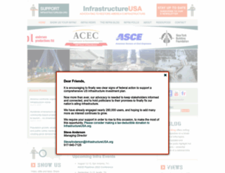 infrastructureusa.org screenshot