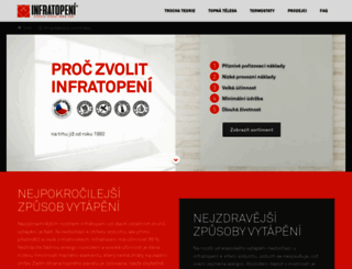 infratopeni.cz screenshot